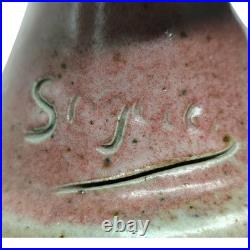 Mid-20th Century French Studio Pottery Vase Stylised Fish Form