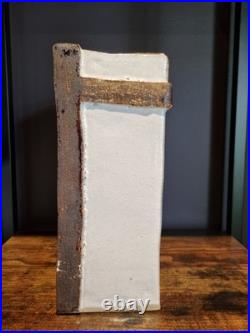 Mid Century 1975 Russell Collins Studio Pottery Vase Brutalist Organic Ceramic