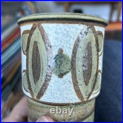 Mid Century Danish Studio Pottery Vase By Svend Aage Jensen For Soholm 1960's