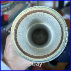 Mid Century Danish Studio Pottery Vase By Svend Aage Jensen For Soholm 1960's