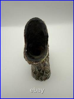 Mid Century French Vallauris Studio Pottery Freeform Vase 25cm