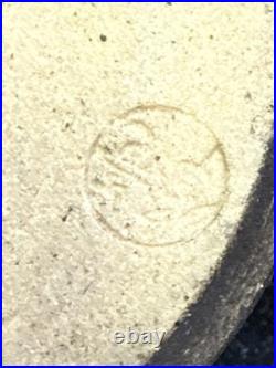 Mid-Century Japanese Studio Pottery Vase with Signed Box Natural Ash Glaze, Shig