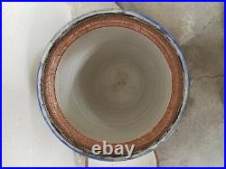 Mid Century Lidded Ceramic Vase By Joel Edwards