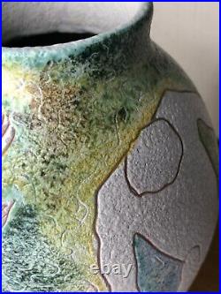 Mid Century Modern Marcello FANTONI RAYMOR ITALY Studio Art Pottery vase, signed