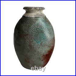 Mid-Century Modern Stoneware Pottery Vase Fujikawa