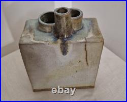 Mid Century Studio Brutalist Pottery Vase