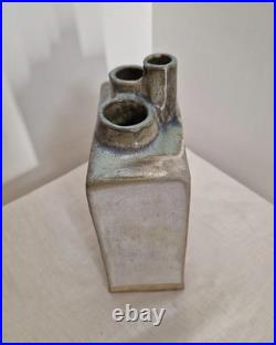 Mid Century Studio Brutalist Pottery Vase