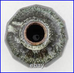 Mike Dodd Studio Pottery Kaki Glaze Vase 20th Century