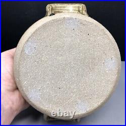Mike Dodd studio Pottery Incised decor stoneware Lidded Pot with Ash glaze #1793 Mike Dodd studio Pottery Incised decor stoneware Lidded Pot with Ash glaze #1793