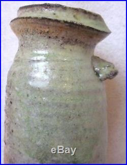 Mike Weber Anagama Woodfired Japanese Stoneware Vase