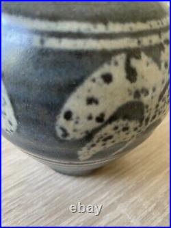 Mirek Smísek Studio pottery vase. Ex-Leach potter