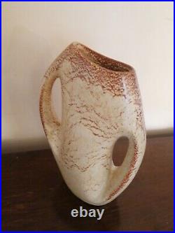 Modernist 1960/70s Bertoncello Roberto Rigon Studio Pottery Double Handled Vase
