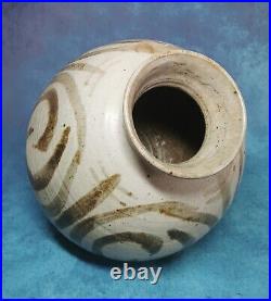 Monumental 38cms Vera Tollow Studio Pottery Vase Signed to Base