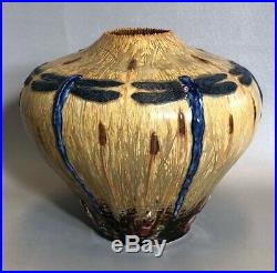 NEWARTPOTTERY dragonfly pot TIM EBERHARDT STUDIO arts and crafts 1 of the best