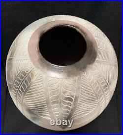 Nancee Meeker 1990 Geometric Series Pit Fired Studio Art Pottery Vase Except