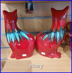 New Studio Poole Pottery Delphis Design Large Cat Right Or Left Available