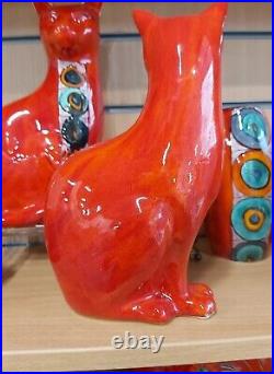 New Studio Poole Pottery Delphis Eternity Large Cat Right Or Left Available