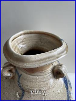 Nic Collins Powdermills Very Large studio pottery lugged vessel. Superb