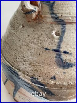Nic Collins Powdermills Very Large studio pottery lugged vessel. Superb