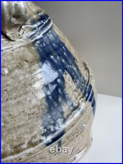 Nic Collins Powdermills Very Large studio pottery lugged vessel. Superb