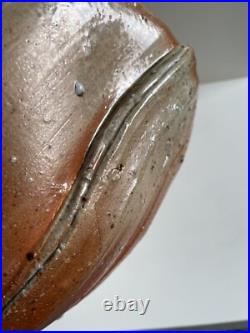 Nic Collins Powdermills Very Large studio pottery lugged vessel. Superb