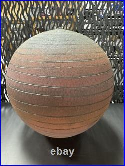 Nicholas Bernard Signed Eames Era Yellow Ceramic Studio Pottery Vase 9LARGE A16