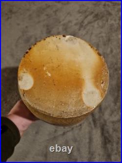 Nick Collins Large Wood fired studio pottery Devon Jug Signed 13 Tall Vgc