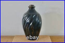 Nick Rees studio pottery fluted vase