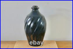 Nick Rees studio pottery fluted vase
