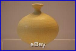 OTTO HEINO Chinese yellow vase, signed. RARE GLAZE! Vintage/Original