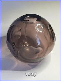 Original Studio One Off 1990's Emmanuel Babled Venini Lapilli Venice Murano Vase