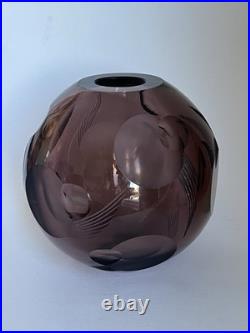 Original Studio One Off 1990's Emmanuel Babled Venini Lapilli Venice Murano Vase