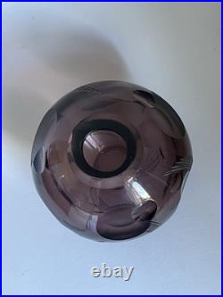 Original Studio One Off 1990's Emmanuel Babled Venini Lapilli Venice Murano Vase