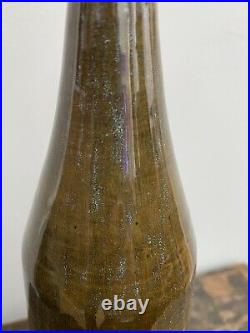 Otto & Gertrud Natzler Pottery Bottle Vase Beautiful Glaze MCM Mid-Century