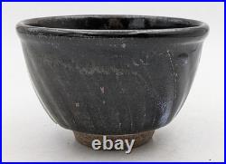 Oxshott Collection Bird Seal Mark Studio Pottery Tenmoku Bowl 20th Century