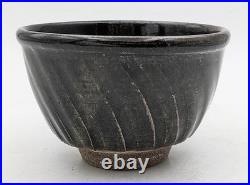 Oxshott Collection Bird Seal Mark Studio Pottery Tenmoku Bowl 20th Century