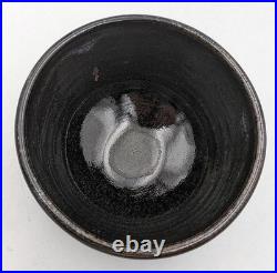 Oxshott Collection Bird Seal Mark Studio Pottery Tenmoku Bowl 20th Century