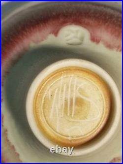 PETER WILLS Studio Bowl Potter's Seal Mark & Signature base 11.6cm Vintage