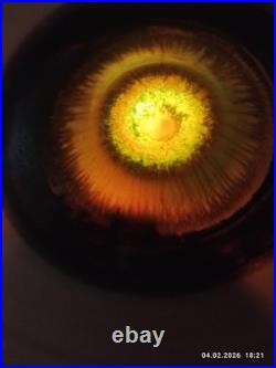 PETER WILLS Studio Bowl Potter's Seal Mark & Signature base 16.8cm Vintage