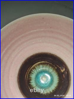 PETER WILLS Studio Bowl Potter's Seal Mark & Signature base 16.8cm Vintage