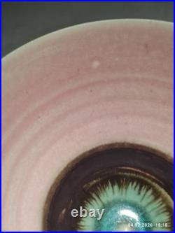 PETER WILLS Studio Bowl Potter's Seal Mark & Signature base 16.8cm Vintage