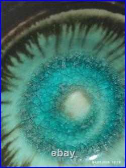 PETER WILLS Studio Bowl Potter's Seal Mark & Signature base 16.8cm Vintage