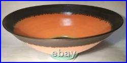 PETER WILLS Studio Bowl Potter's Seal Mark & Signature base 17cm Vintage