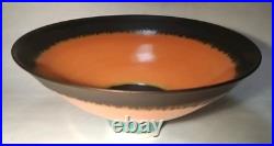 PETER WILLS Studio Bowl Potter's Seal Mark & Signature base 17cm Vintage