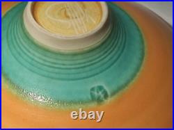 PETER WILLS Studio Bowl Potter's Seal Mark & Signature base 17cm Vintage
