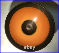 PETER WILLS Studio Bowl Potter's Seal Mark & Signature base 17cm Vintage