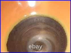 PETER WILLS Studio Bowl Potter's Seal Mark & Signature base 17cm Vintage