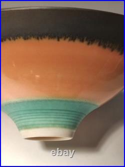 PETER WILLS Studio Bowl Potter's Seal Mark & Signature base 17cm Vintage