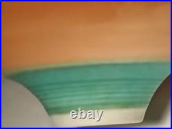 PETER WILLS Studio Bowl Potter's Seal Mark & Signature base 17cm Vintage