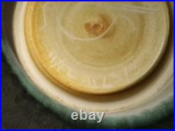 PETER WILLS Studio Bowl / Potter's Signature base 14.6cm Vintage